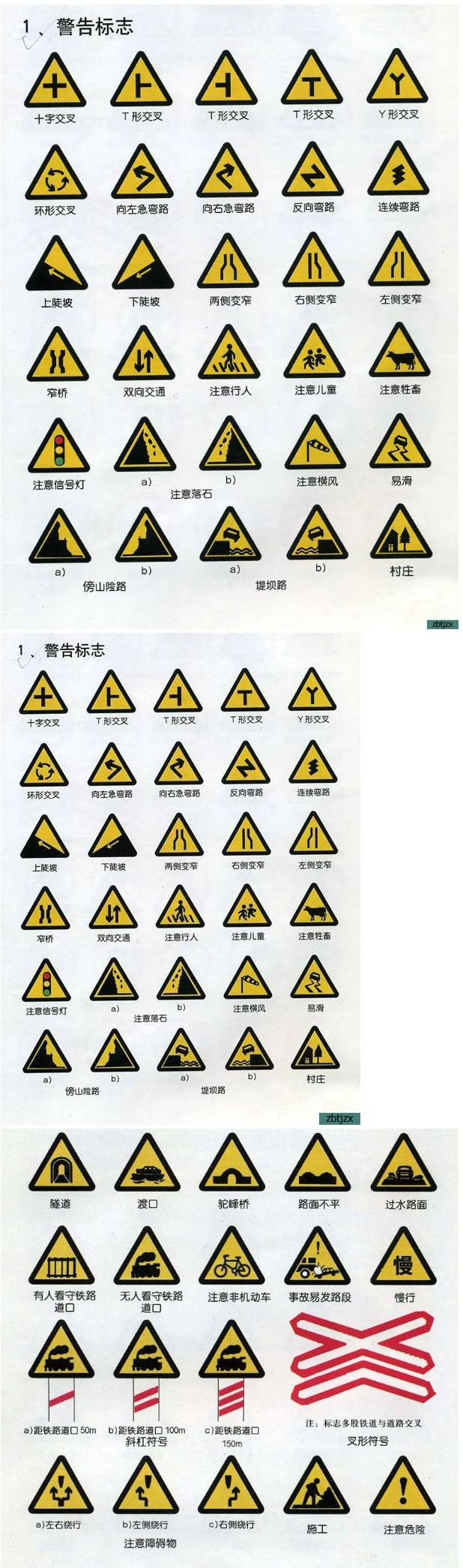 交通標志與標線